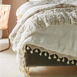 Brand New Twin 5 Pcs Set Tassels Boho Bedding | Duvet Cover & Pillow Covers